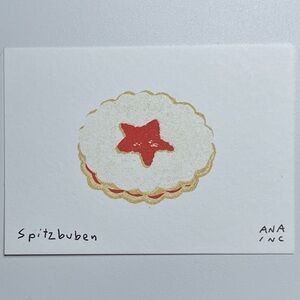 ANASTASIA INCIARDI Spitzbuben Cookie Mini Print